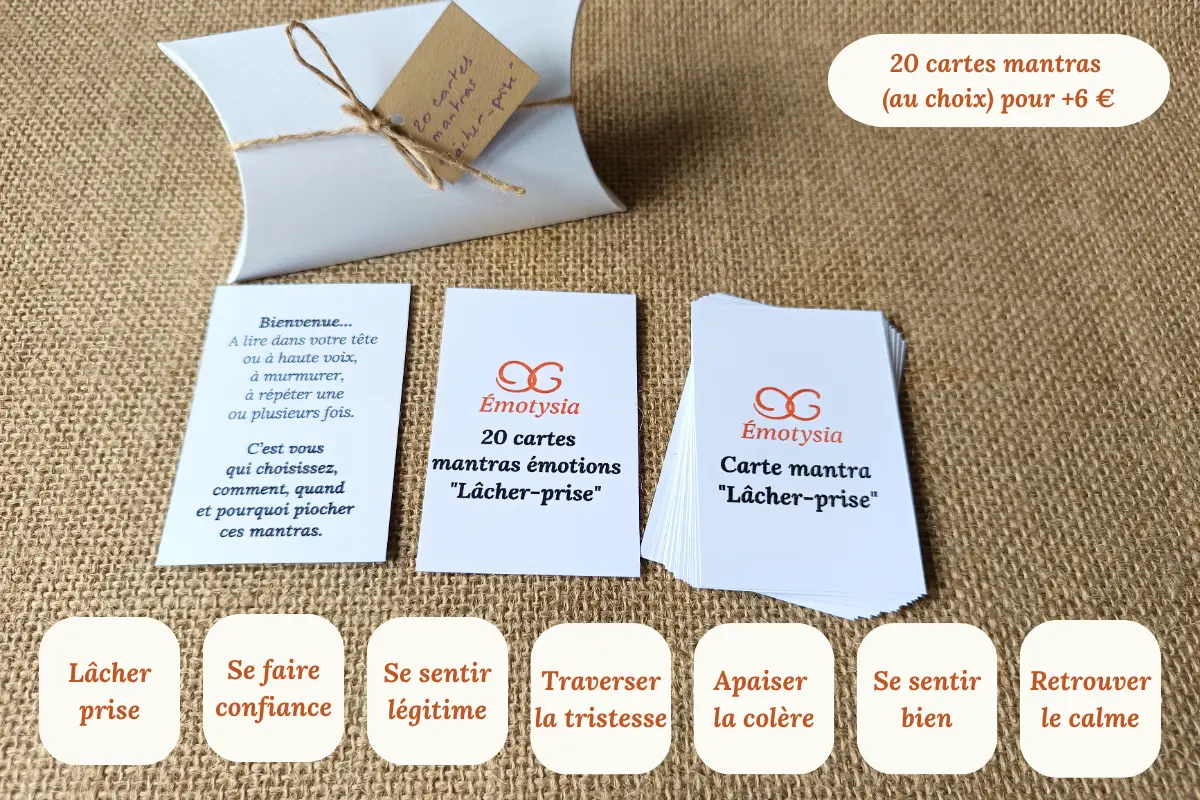 Coffret Hypersensibilité & Émotions : Accueillir mes vagues émotionnelles – Je cherche un apaisement immédiat