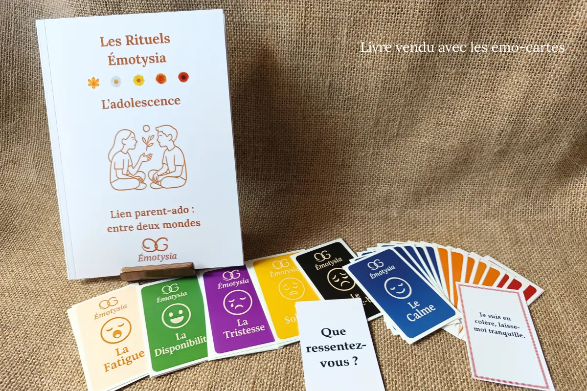 Livre interactif Parent-Ado : Entre deux mondes – Émotysia