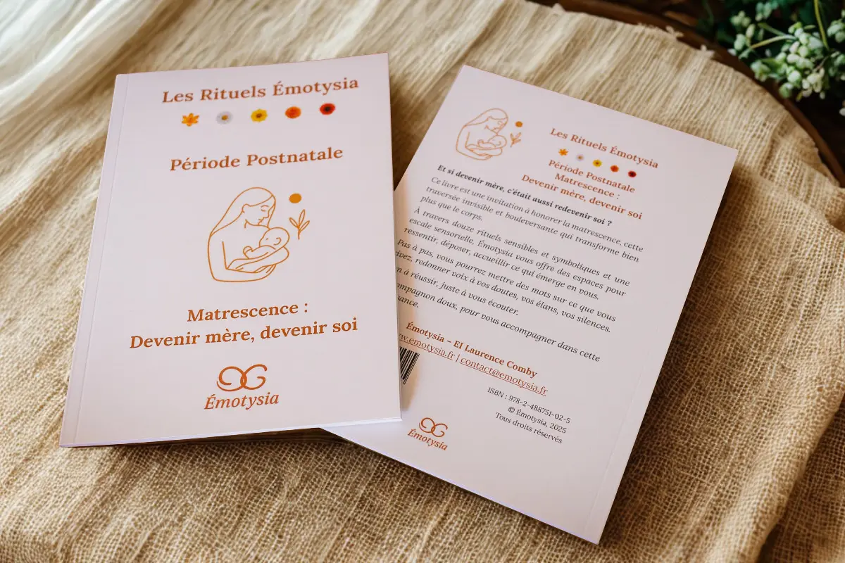 Livre Post-partum Matrescence : Devenir mère, devenir soi – Émotysia