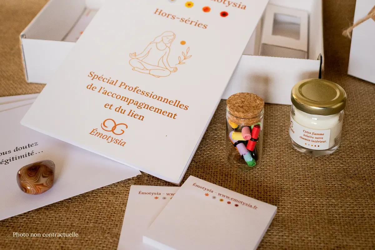 Coffret Bien-être « Professionnelles de l'accompagnement et du lien » – Je vis un deuil, une perte ou un rôle d'aidant