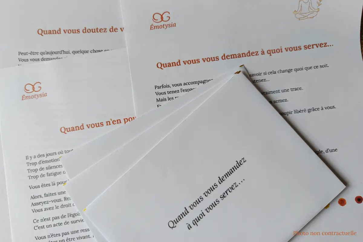 Coffret Bien-être « Professionnelles de l'accompagnement et du lien » – Je vis un deuil, une perte ou un rôle d'aidant