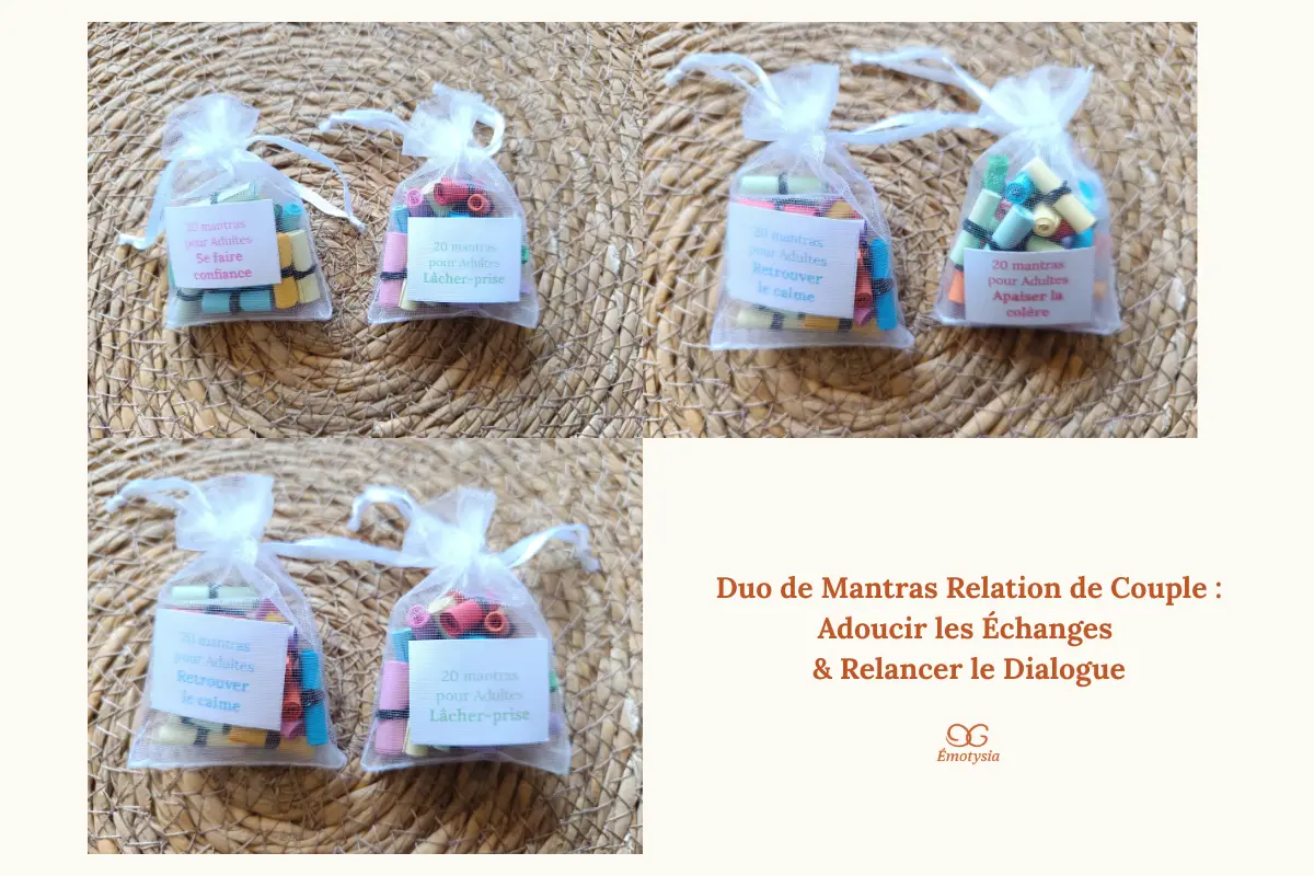 Duo de Mantras Relation de Couple : Adoucir les Échanges & Relancer le Dialogue – Émotysia