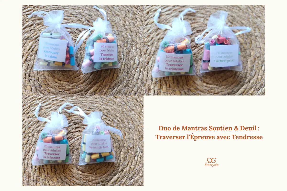 Duo de Mantras Soutien & Deuil : Traverser l'Épreuve avec Tendresse – Émotysia